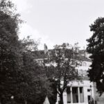 Le palais Eynard vu du parc des Bastions, Genève