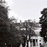 Le palais Eynard vu du parc des Bastions, Genève