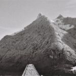 Lemont Bifé depuis le château de Gruyères, en hiver
