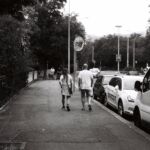 Couple dans la rue, Onex