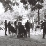 Joueurs d'échecs au parc des Bastions, Genève