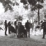 Joueurs d'échecs au parc des Bastions, Genève