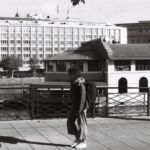 Devant l'île du Rhône, Genève, le 3 octobre 2019