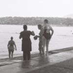 Baigneuses se préparant, Genève, le 13 octobre 2019