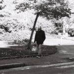 Homme avec un sac de sport, Onex