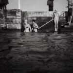 Au bout de la jetée du bain des Pâquis